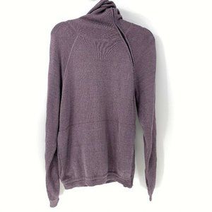 Calvin Klein Collection side zip hooded sweater S